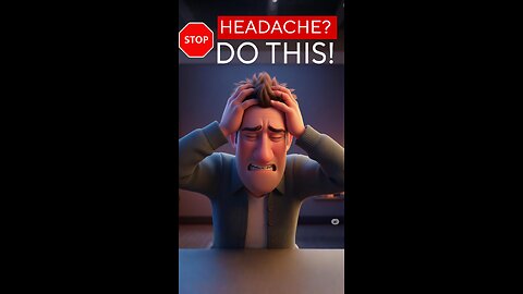 Stop Now 🛑 Headache? Do This!