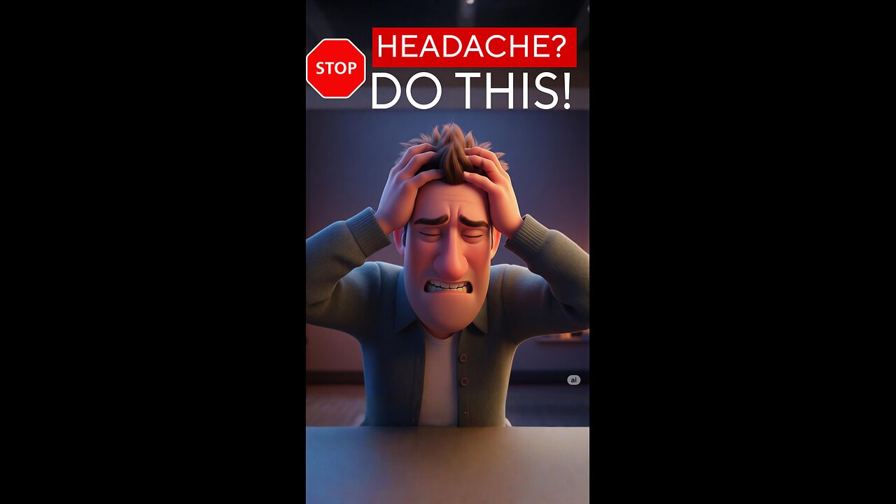 Stop Now 🛑 Headache? Do This!