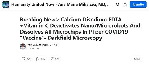 Calcium Disodium EDTA +Vitamin C Deactivates Nano/Microrobots And Dissolves All Microchips In Pfizer
