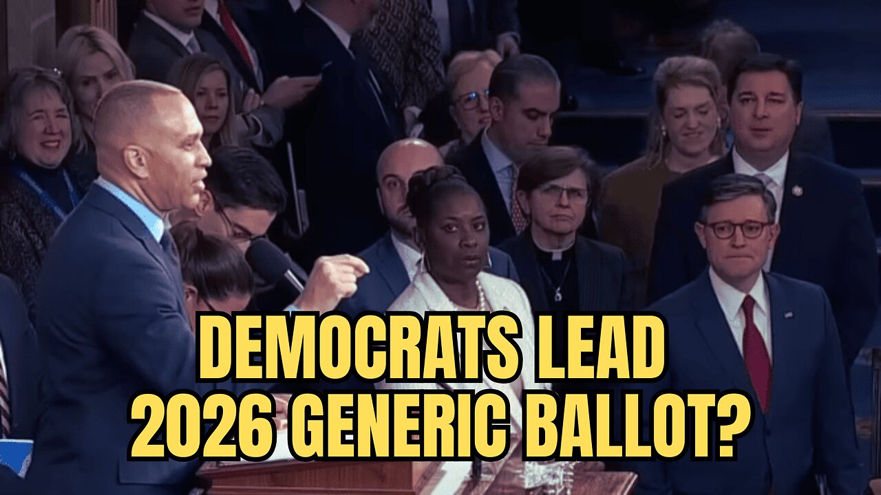 ALL POLITICS ARE NATIONAL! Democrats LEAD 2026 GENERIC BALLOT Already?