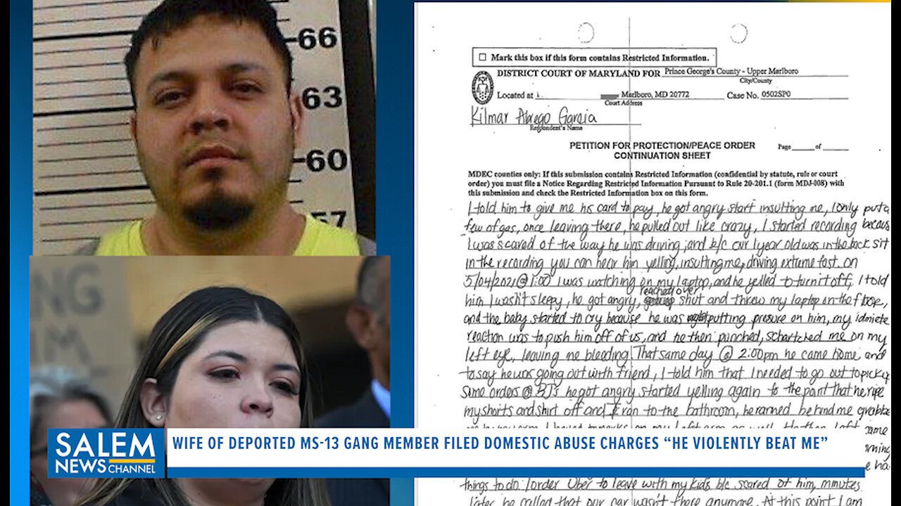 Wife Of Deported MS-13 Gang Member Filed Domestic Abuse Charges “He Violently Beat Me”