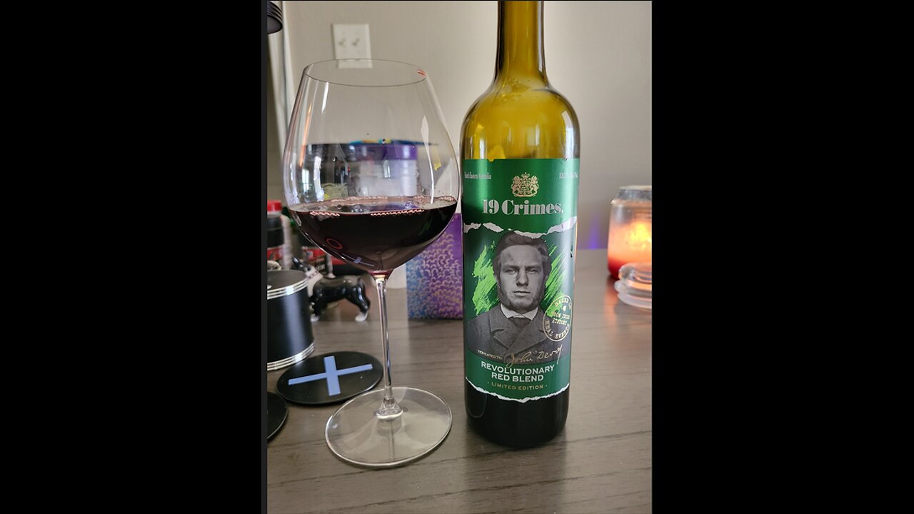 Wine Tasting 19 Crimes Revolutionary Red Blend