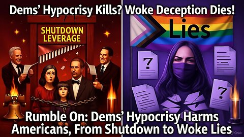 Rumble On: Dems' Hypocrisy Harms Americans, From Shutdown to Woke Lies - Ep. 274, 10/24/25