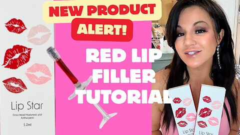 Lip Star💋 Lip Filler tutorial. Korean beauty products. www.GlamDerma.com 20% off Code BeautyBunny