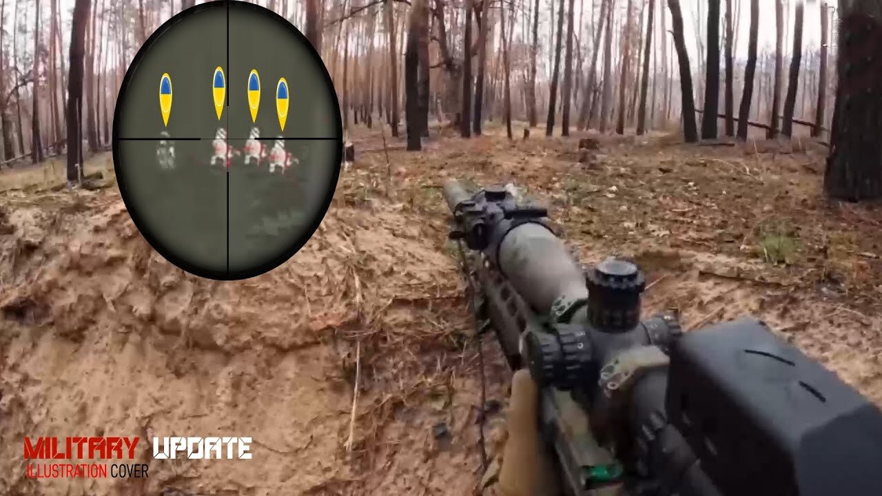 One Shot, One Kill: Russian Snipers Eliminate Ukrainian Troop Formation with Precision