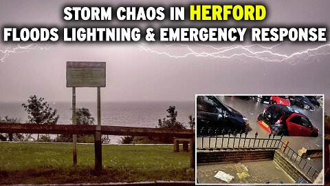 Violent Storm in the Herford District | Heavy Flooding, Lightning Strikes & Emergency Response 