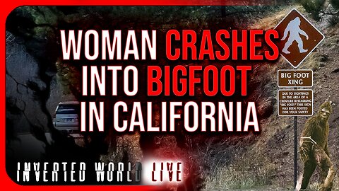Woman Crashes into Bigfoot in California