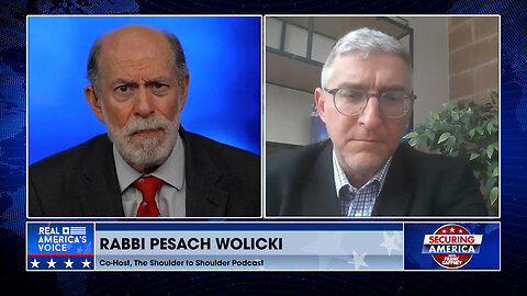 With Sam Faddis, & Rabbi Pesach Wolicki,