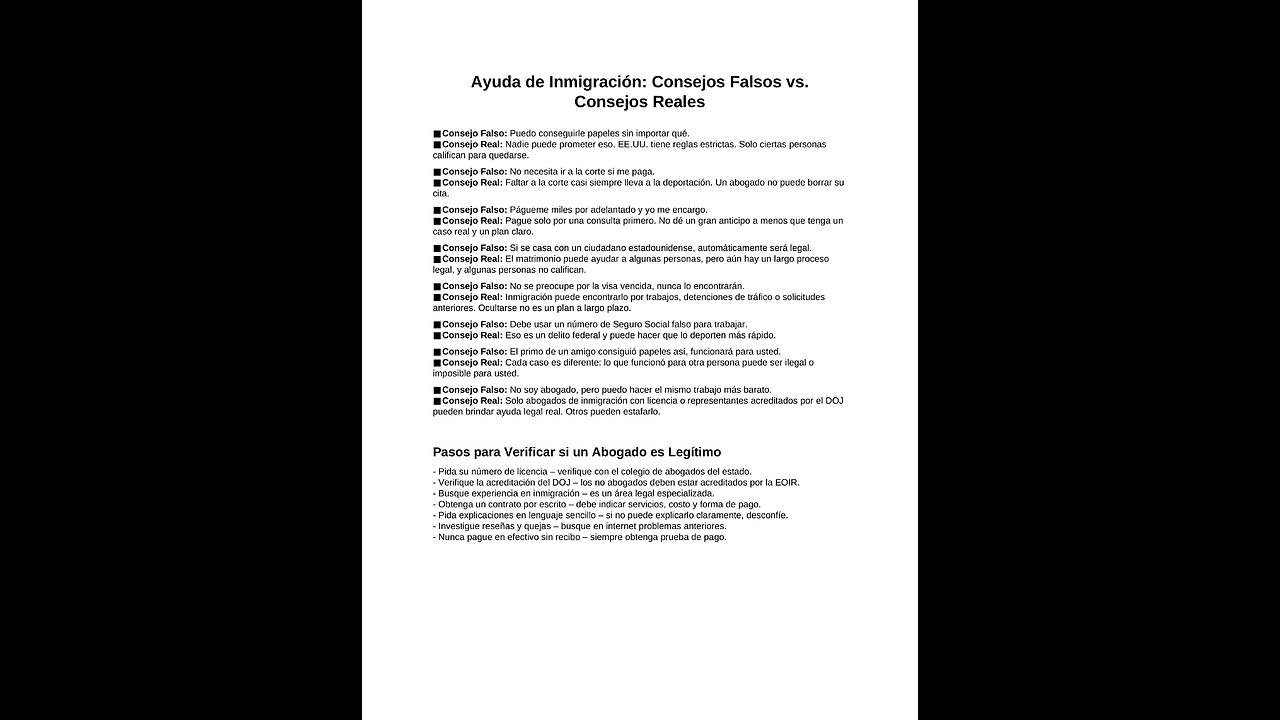 THE 'LIES' THAT GET YOU DEPORTED. BUSTING THE MYTHS ON IMMIGRATION LAW