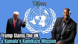 Trump Slams The UN, Kimmel’s Kinda Back, & Kamala’s Kamikaze Mission