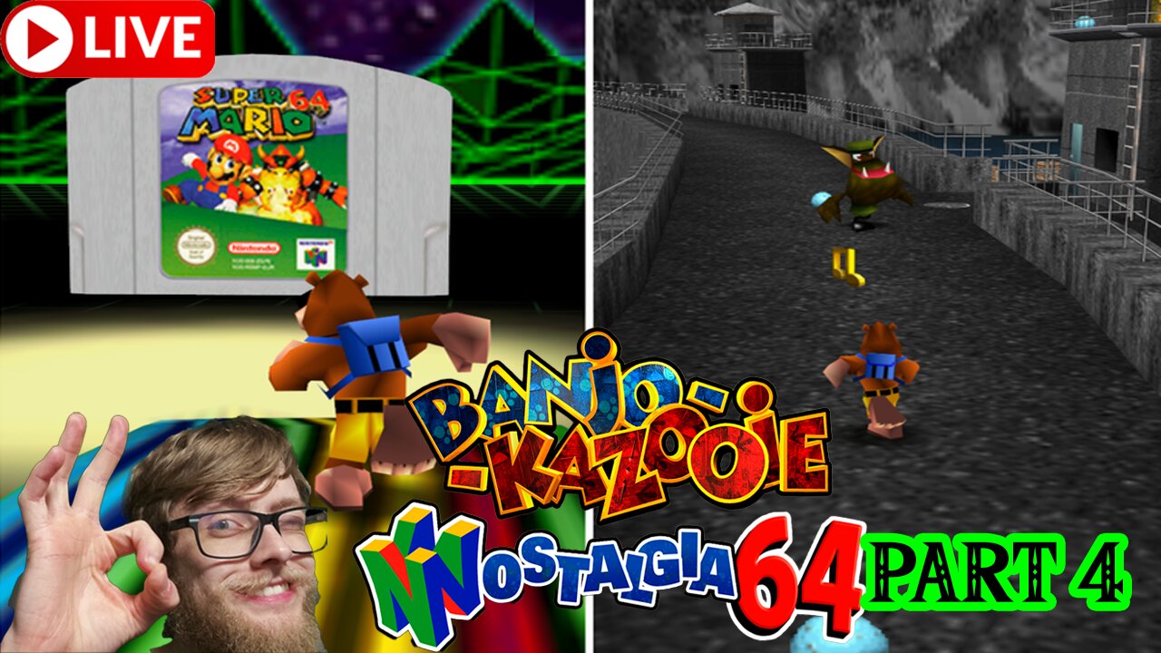 🔴 BANJO-KAZOOIE NOSTALGIA 64, Finally out! Part 4! Actual N64 Hardware!