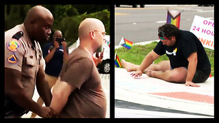 Florida Gay Crosswalk Chalkers Now Getting ARRESTED - VERTICAL