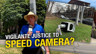 Vigilantes slash speeding camera in Toronto