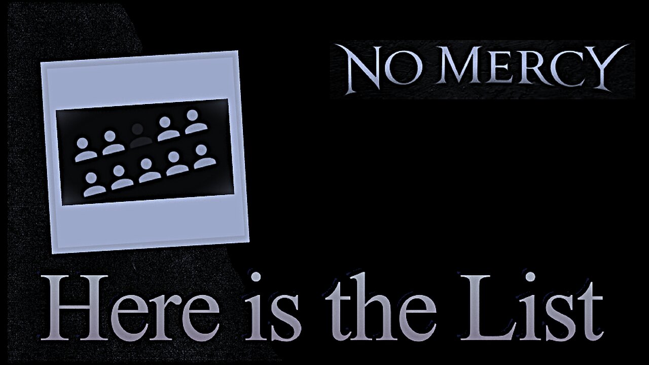 Here is the List - with the number of occurrences