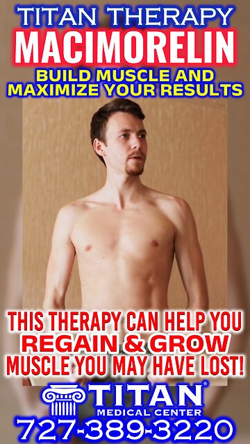Have you lost muscle while taking GLP1'S? Our NEW Therapy MACIMORELIN is here to help!