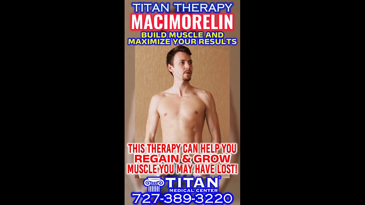 Have you lost muscle while taking GLP1'S? Our NEW Therapy MACIMORELIN is here to help!