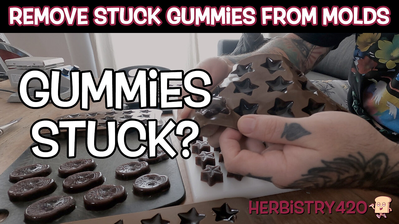 How to Remove Stuck Gummies from Molds Easily!