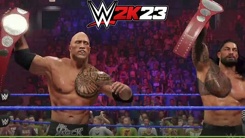 WWE GAMEPLAY LIVE - ROCK AND ROMAN TEAM VS SETH AND CODY TEAM
