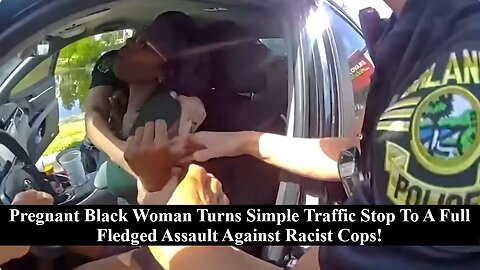 Pregnant Black Woman Turns Simple Traffic Stop To A Full Fledged Assault Against Racist Cops!