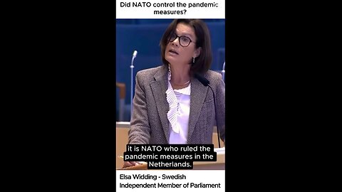 Elsa Widding - Did NATO control the pandemic measures