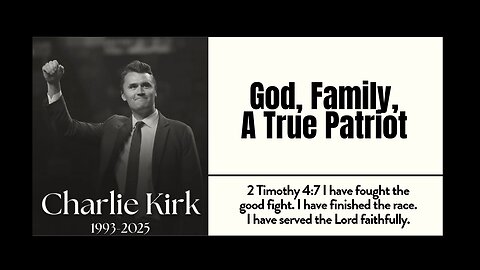 Prayers To Charile Kirk family God be with them.. Gone but NEVER forgotten