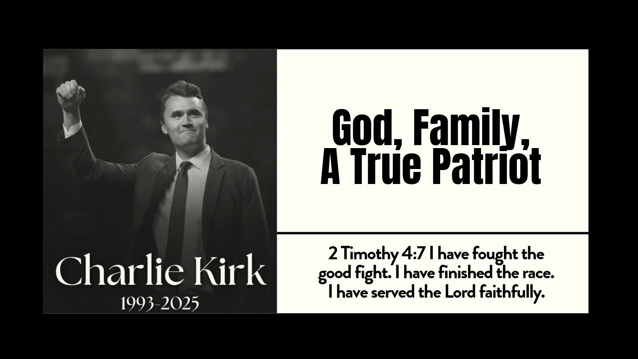 Prayers To Charile Kirk family God be with them.. Gone but NEVER forgotten
