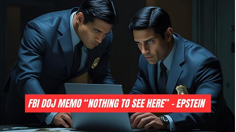 FBI DOJ Memo "Nothing to See Here" Epstein