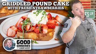 Griddled Pound Cake with Fresh Strawberries | Blackstone Griddles