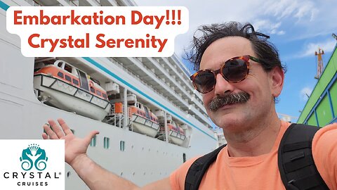 🚢 Time for Luxury - Crystal Serenity – Embarkation Day Vlog from Barbados! 🛳️🌴