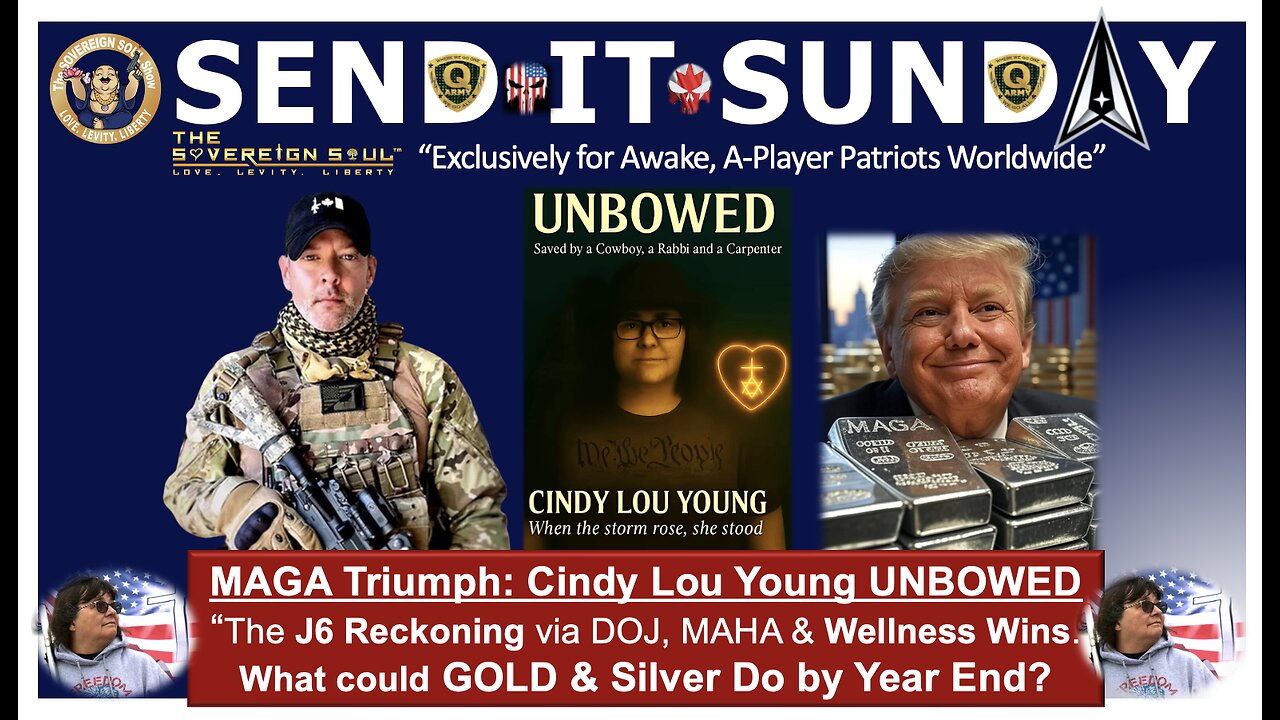 MAGA Triumph⚡️DOJ’s J6 Reckoning, Cindy Lou Young UNBOWED, RFK Jr MAHA. Will Gold, Silver SOAR?!
