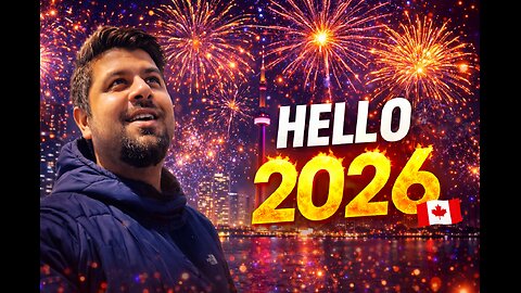 New Year 2026 Fireworks in Toronto 🇨🇦 | Start of a Magical Year ✨