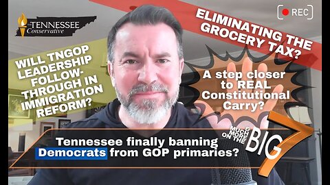 Tennessee finally banning Democrats from GOP primaries? A step closer to REAL Constitutional Carry?