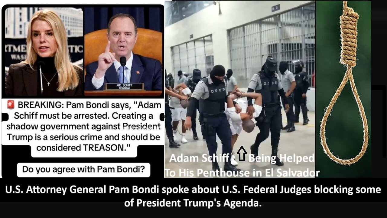 U.S. Attorney General Pam Bondi spoke about U.S. Federal Judges blocking some of President Trump's Agenda!