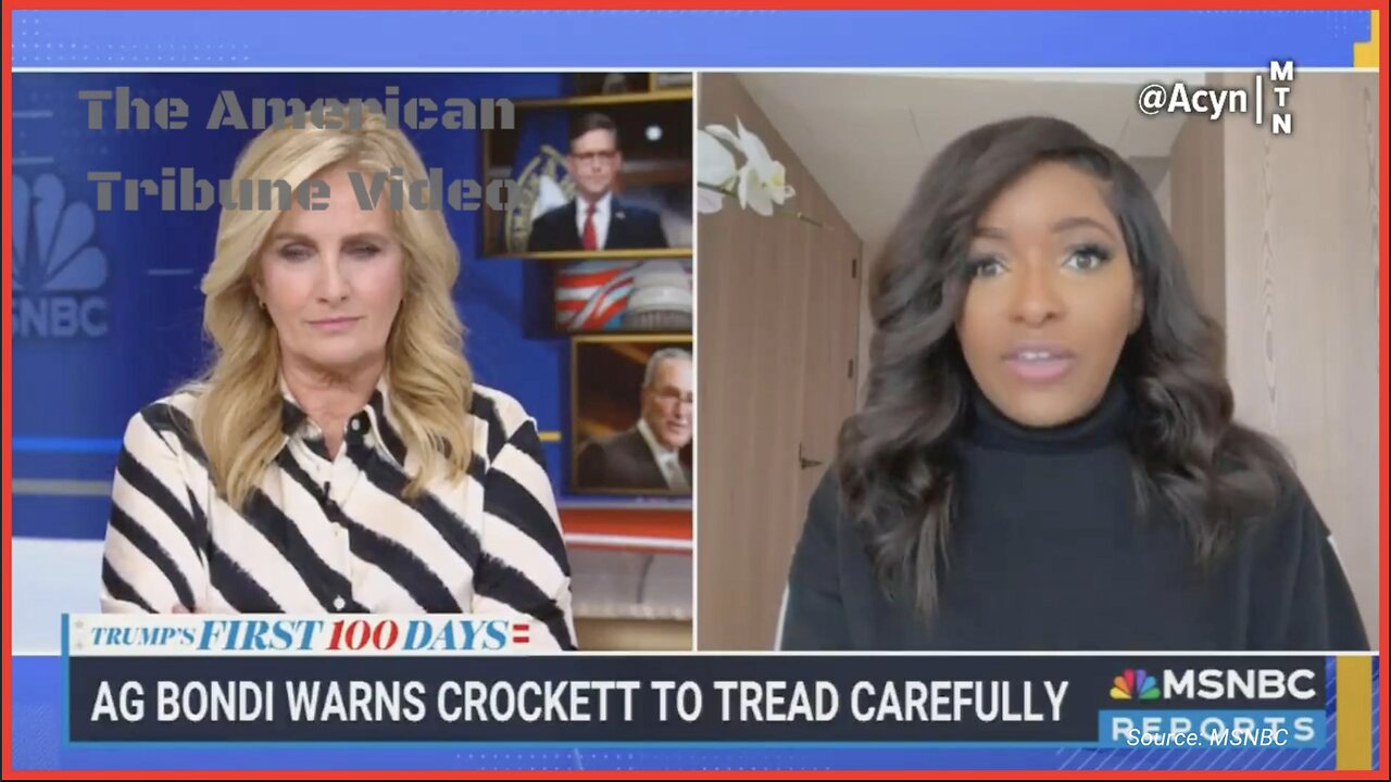 Jasmine Crockett Has Panic-Fueled Meltdown After Pam Bondi Threatens Her with Prosecution
