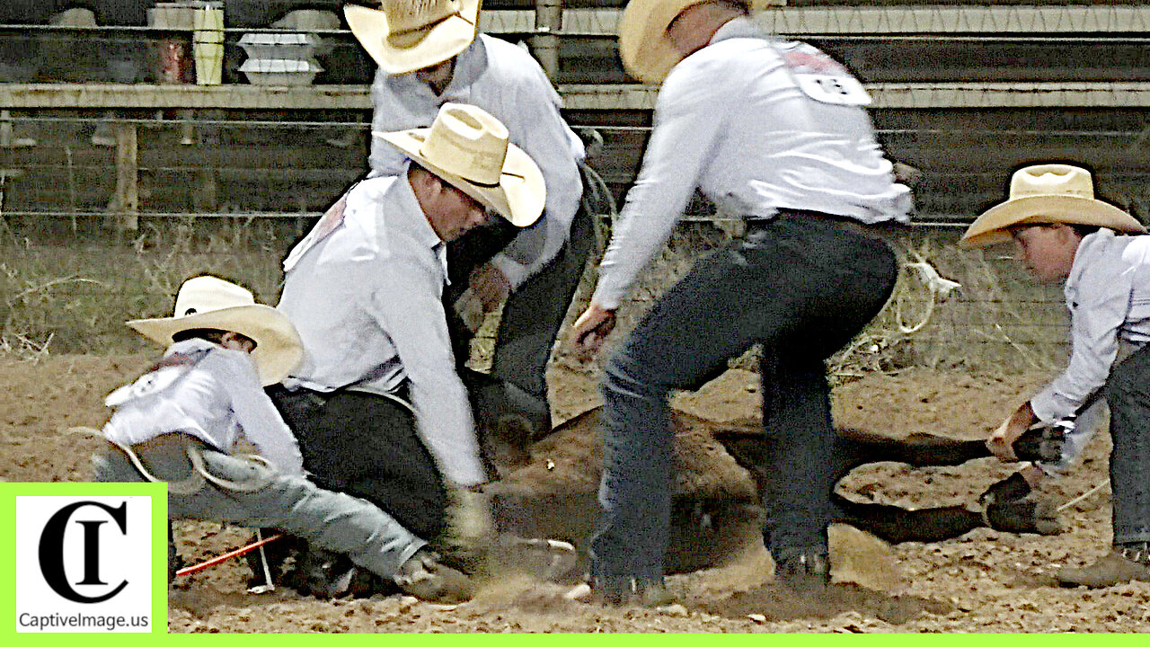 Team Mugging - 2024 Caprock Roundup Youth Ranch Rodeo