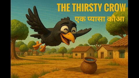 Ek Pyaasa Kauwa - एक प्यासा कौआ| Thirsty Crow | Hindi Nursery Rhyme | Stories For kids