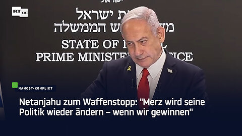 Netanjahu: Die Hamas muss vernichtet werden, genau wie die Nazis 1945 in Berlin