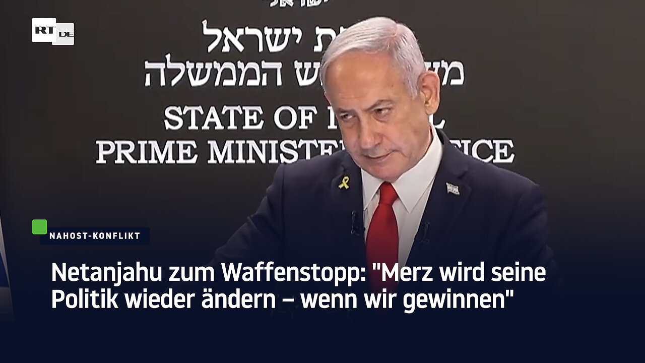 Netanjahu: Die Hamas muss vernichtet werden, genau wie die Nazis 1945 in Berlin