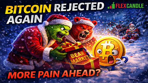 Bitcoin Rejected Again at $88K — Santa's Gift Was A Trap? More Pain Ahead! 🎁📉 | EP. 245