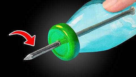 Put Nail in Glass Bottle! I Have Never Seen Such a Genius Invention Before!