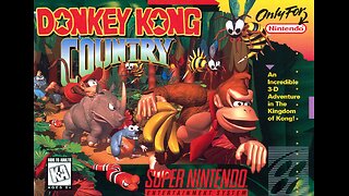 Donkey Kong Country SNES Nintendo LIVE Playthrough - Retro Games Live Gameplay