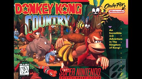 Donkey Kong Country SNES Nintendo LIVE Playthrough - Retro Games Live Gameplay