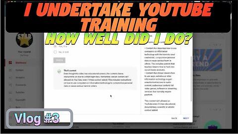 I Undertake YouTube Training