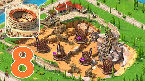 Empire City : Build & Conquer - Gameplay Walkthrough | Part 8 (Android, iOS)
