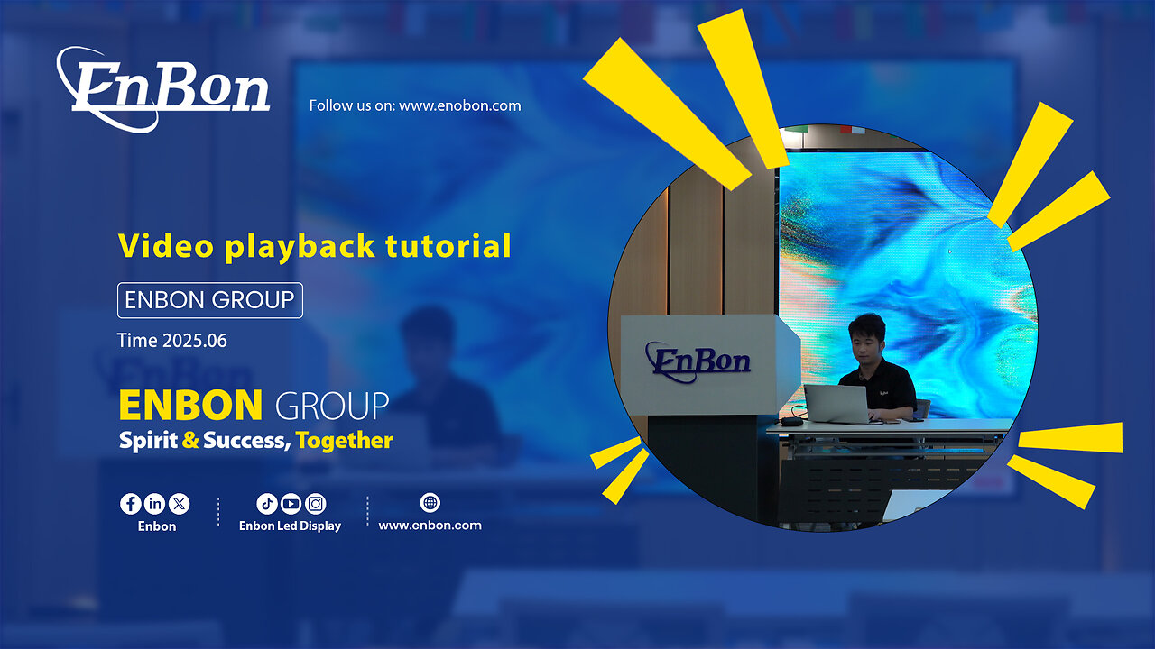Enbon commissioning demonstration completed, Colorlight system strength demonstrated