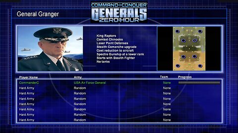 Command & Conquer: Generals Zero Hour - 1 Player vs 7 Hard AI (Random) - Part 4
