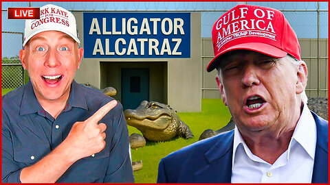 TRUMP Opens Alligator Alcatraz in Florida Swamp!