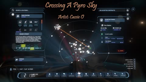 Crossing A Pyro Sky