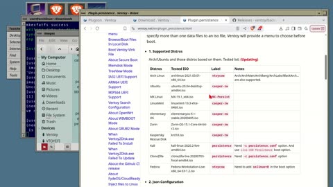 Ventoy persistence plugin