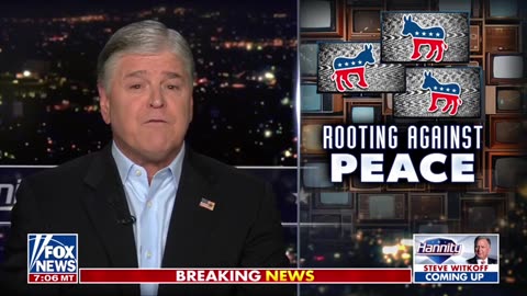 Hannity: Trump Made Peace A Priority